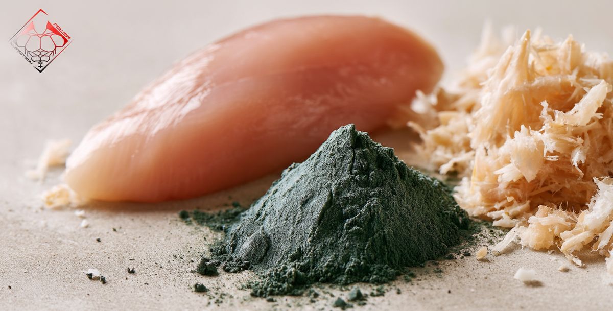 aliments riches en protéines sur une table